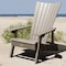 Highwood Usa Manhattan Adirondack Chair Outdoor Furniture for Patio, Backyard, Garden AD-ADRID29A-WBR - alternate 3